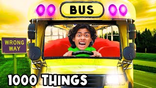 1000 THINGS NOT TO DO AT A SCHOOL BUS [upl. by Faruq282]