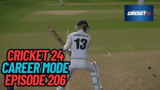 THE RETURN OF SANDY SANDPAPER CRICKET 24 CAREER MODE 206 [upl. by Shawnee]