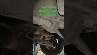 Mechanic Tip Easy Way To Inspect Sway Bars [upl. by Oicnaneb]