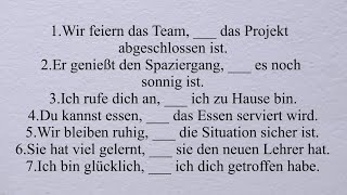 bis bevor während seit seitdem solange nachdem Dativ Akkusativ Deutsche Präpositionen A1 A2 [upl. by Nirehtak558]