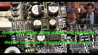 Amiga 4000 ReCap  simm socket and opamp fix they all need to be recapped and this is why [upl. by Tnarb]