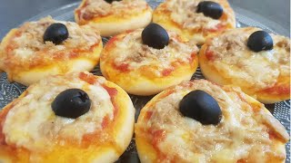 Jamais réussir à faires sa Pâte à pizza seul  VOILA la meilleure recette de mini pizza maison [upl. by Aihcsrop]