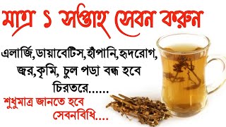 চিরতা খাওয়ার নিয়ম ও উপকারিতা  chirata benefits in bangla  চিরতা খেলে কি হয়  chirotar upokarita [upl. by Li]