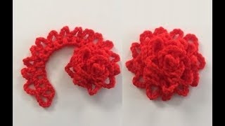 How to Crochet a Flower Pattern 266│by ThePatternFamily [upl. by Hopkins784]