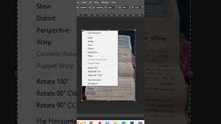 বাকা ছবি সোজা করুন ফটোশপ দিয়ে document resize with photoshop ‍shorts [upl. by Ettevey]