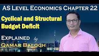 Cyclical and structural budget deficit Fiscal policy Economics 9708 chapter 22 [upl. by Enalb]