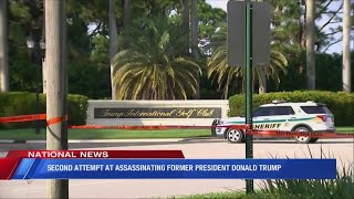 Second attempt at assassinating former President Donald Trump [upl. by Acinoda]