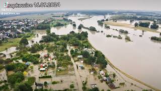 Krapkowice pod wodą Ogrom tragedii z 16092024 [upl. by Novehs]