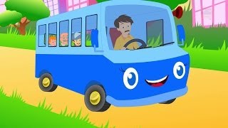 Wheels on the bus  Most popular nursery rhymes [upl. by Jezabella]