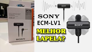 O Melhor Lapela Barato Do Brasil Sony ECM LV1 Sucessor Do ECMCS3 E Mais Barato [upl. by Kyrstin287]