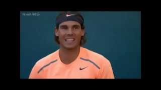 A funny video of Rafael Nadal getting scared by thunder [upl. by Orvie869]