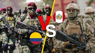 Perú vs Colombia ¿Quién GANARÍA una GUERRA en 2024 [upl. by Holzman]