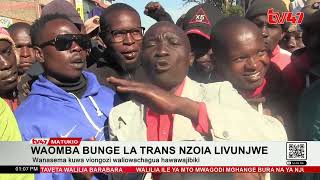 Wakazi Trans Nzoia waandamana wakiwasuta wawakilishi wao [upl. by Gibbons]