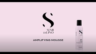 Semi di Lino StyleampCare  Amplifying Mousse [upl. by Lethia]