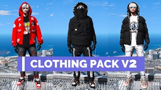 WC Clothing Pack  GTA V FiveM Clothing Pack  Best Clothing Pack for GTA RP  FIVEM READY [upl. by Aidiruy]