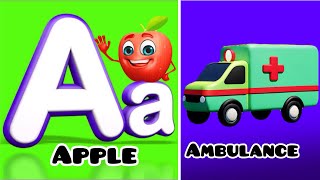 ABC for Beginners Learn with A for Apple Phonic Song [upl. by Atlanta684]