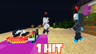 Minecraft hive bedwars so close to win1 hit [upl. by Yenroc]