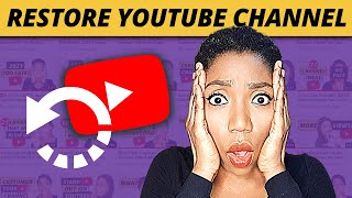 How to RECOVER Permanently DELETED YOUTUBE CHANNEL💯 EVEN WITHOUT BRAND ACCOUNT✅ [upl. by Ainsley]