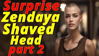 Haircut Stories  Surprise Zendayas Shaving Her Head Bald in a Old Barbershop  part 2 [upl. by Greenwald]