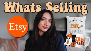 What To Sell On Etsy Fall 2024  Get Sales Fast With These Product Ideas [upl. by Lerrud]