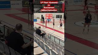 LP Viesti Akatemia vs Kuortaneen valmennuskeskus 23  6 0  0 volleyball volleyballwomen [upl. by Attenauq594]