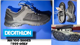 Best Hiking Shoes by Quechua Decathlon in 2024  best trekking shoes under 1000  NH 100 hiking shoe [upl. by Onailime]