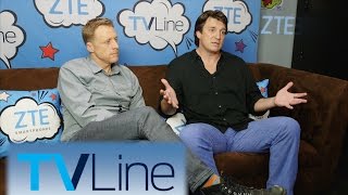 Nathan Fillion on Castles End  TVLine Studio Presented by ZTE  ComicCon 2016 [upl. by Airuam]