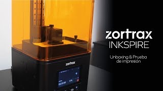 ZORTRAX INKSPIRE  Unboxing y prueba de impresión  CREAR 4D [upl. by Ahdar]