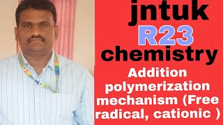 Addition polymerization mechanism  free radical and cationic mechanism [upl. by Roger]