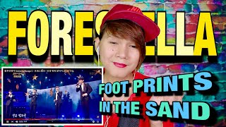 FORESTELLA  FOOT PRINTS IN THE SAND  IMMORTAL SONG 2  REACTION [upl. by Anniken]