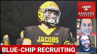 Wisconsin Badgers football bluechip recruiting and 2024 Over  Under thoughts for Luke Fickell [upl. by Terle]