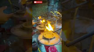 Making Glass from glass bottles manufacturing craft crafts glass bottle shortsfeed viralvideo [upl. by Pride]