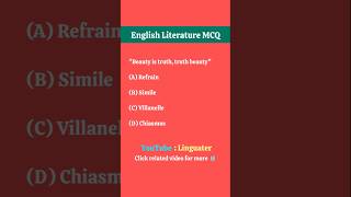 Literary Terms in English Literature  MCQs on literary terms  Literary Terms Quiz literature [upl. by Htebesile945]