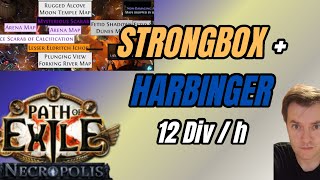 Atlas 324 quotStrongboxes  harbingersquot Necropolis Strategy Poe Path of Exile [upl. by Walter]