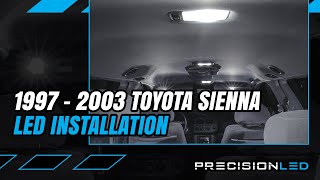 Toyota Sienna LED Interior Modified  1st Gen  19972003 [upl. by Sainana]