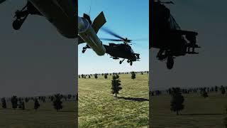 DCS AH64D Apache  That was close dcs dcsworldgameplay dcsworld shorts [upl. by Jeannette]