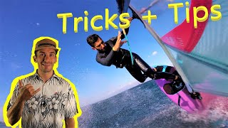 WINDSURFING  Basic Freestyle Tricks  Tips [upl. by Cowden29]