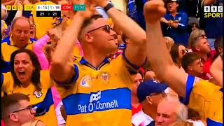 BBC SPORT COMMENTARY ON SUBLIME TONY KELLY GOAL  CLARE V CORK  2024 ALL IRELAND HURLING FINAL [upl. by Juditha145]