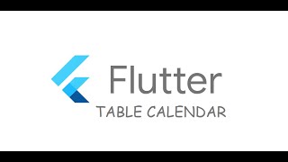 Flutter Table Calendar [upl. by Ynattyrb206]