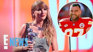 Taylor Swift Gushes Over Travis Kelce During Video of the Year Acceptance Speech  2024 MTV VMAs [upl. by Enigroeg]