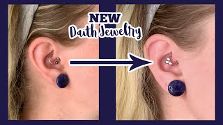 Changing My Daith Jewelry for the First Time [upl. by Olegnalehcim480]