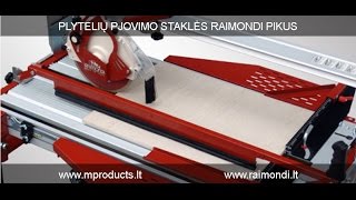 Plytelių pjovimo staklės Raimondi Pikus [upl. by Asilej]