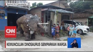 Kemunculan Dinosaurus Gemparkan Warga [upl. by Oilejor620]