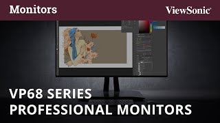 ViewSonic VP68 Series Professional Monitors [upl. by Ninehc]