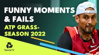 ATP Grass Season 2022 Funny Moments amp Fails 😝 [upl. by Yebloc]