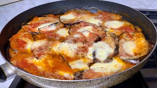 MELANZANE alla PARMIGIANA a MODO MIO in PADELLA più LEGGERA più VELOCE [upl. by Xenophon629]