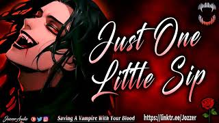 Saving A Vampire With Your Blood ASMR Roleplay Audio Story M4F [upl. by Lanoil]