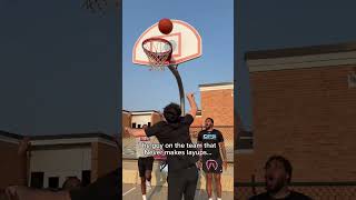 Send it to him🤣🏀 hooping basketball nba hoops funny sports shorts hooper layup [upl. by Poppy]