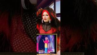 Icesis and Rajah reading Vanity Vain’s reveal outfit dragrace lgbt lgbtq rupaulsdragrace rupaul [upl. by Kroo258]