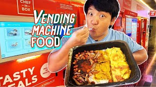 Eating at VENDING MACHINES All Day in SINGAPORE [upl. by Barbuto926]